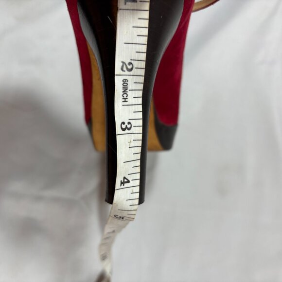 Kate Spade Trilby Ruby New York Round Toe Mary Jane Pumps Suede Heels Size 7 - Picture 8 of 9